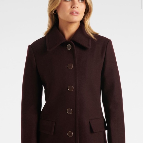 Ever New - Amie Dolly Coat (Size 6) BNWT - Picture 2 of 9